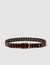 Suede belt with rivets