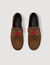 Suede lace-up boat shoes