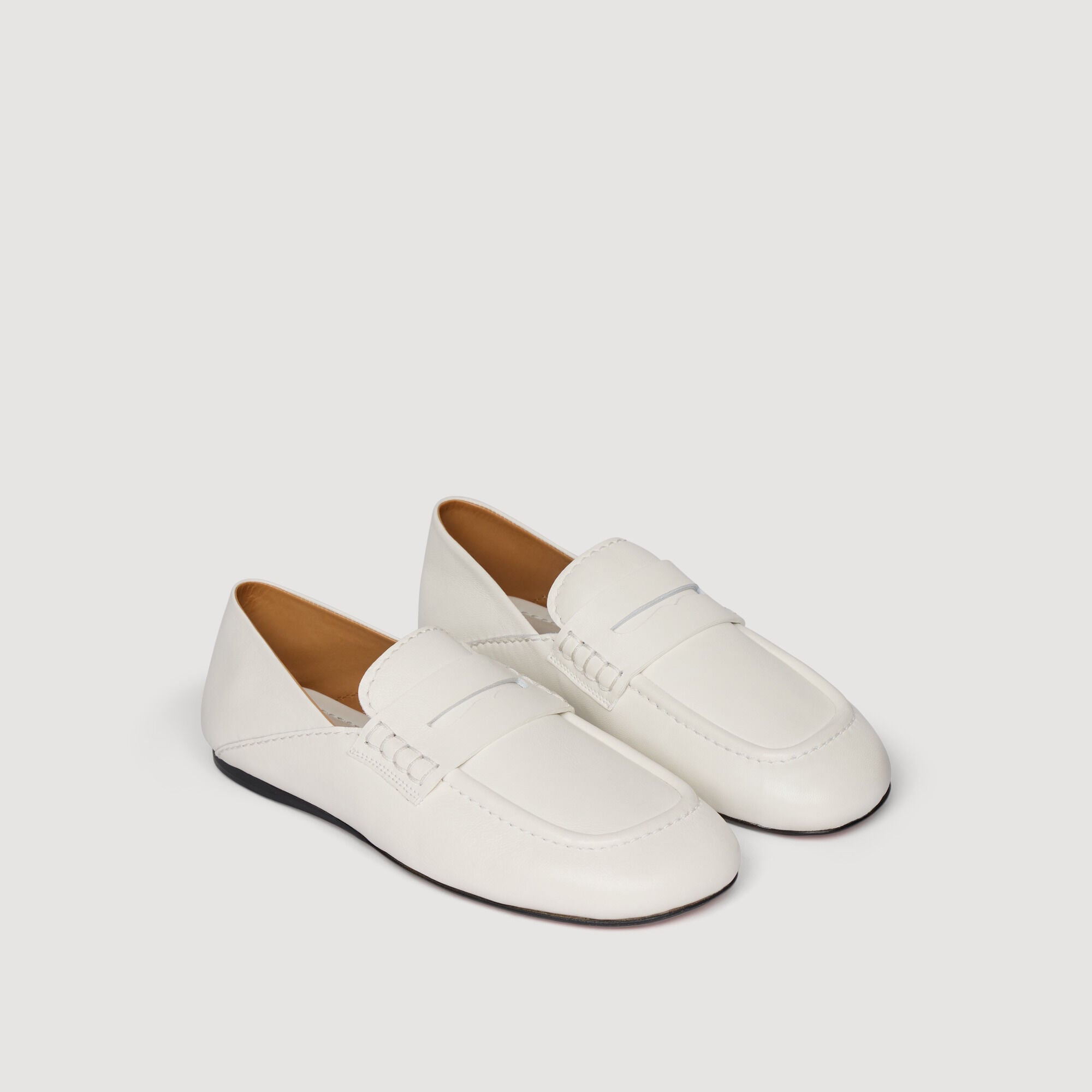 Leather loafers