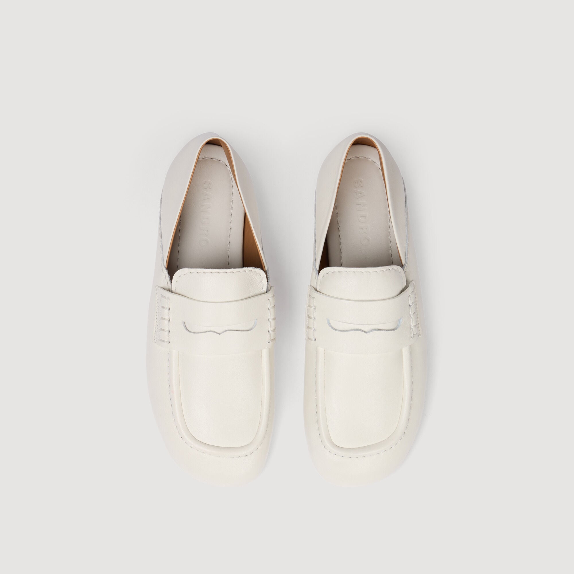 Leather loafers