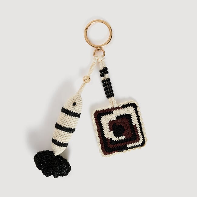 Hand crochet keyring