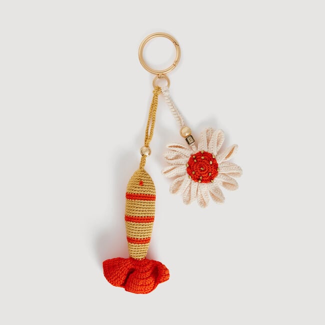 Hand crochet keyring