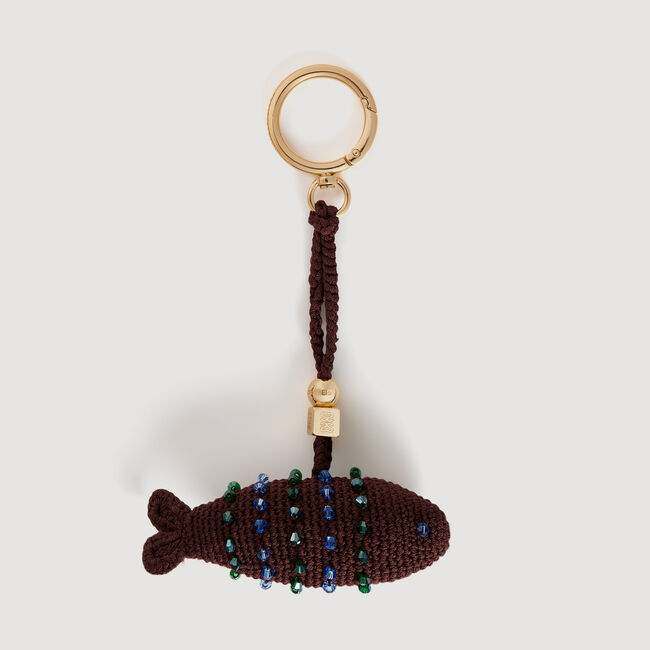 Hand crochet keyring
