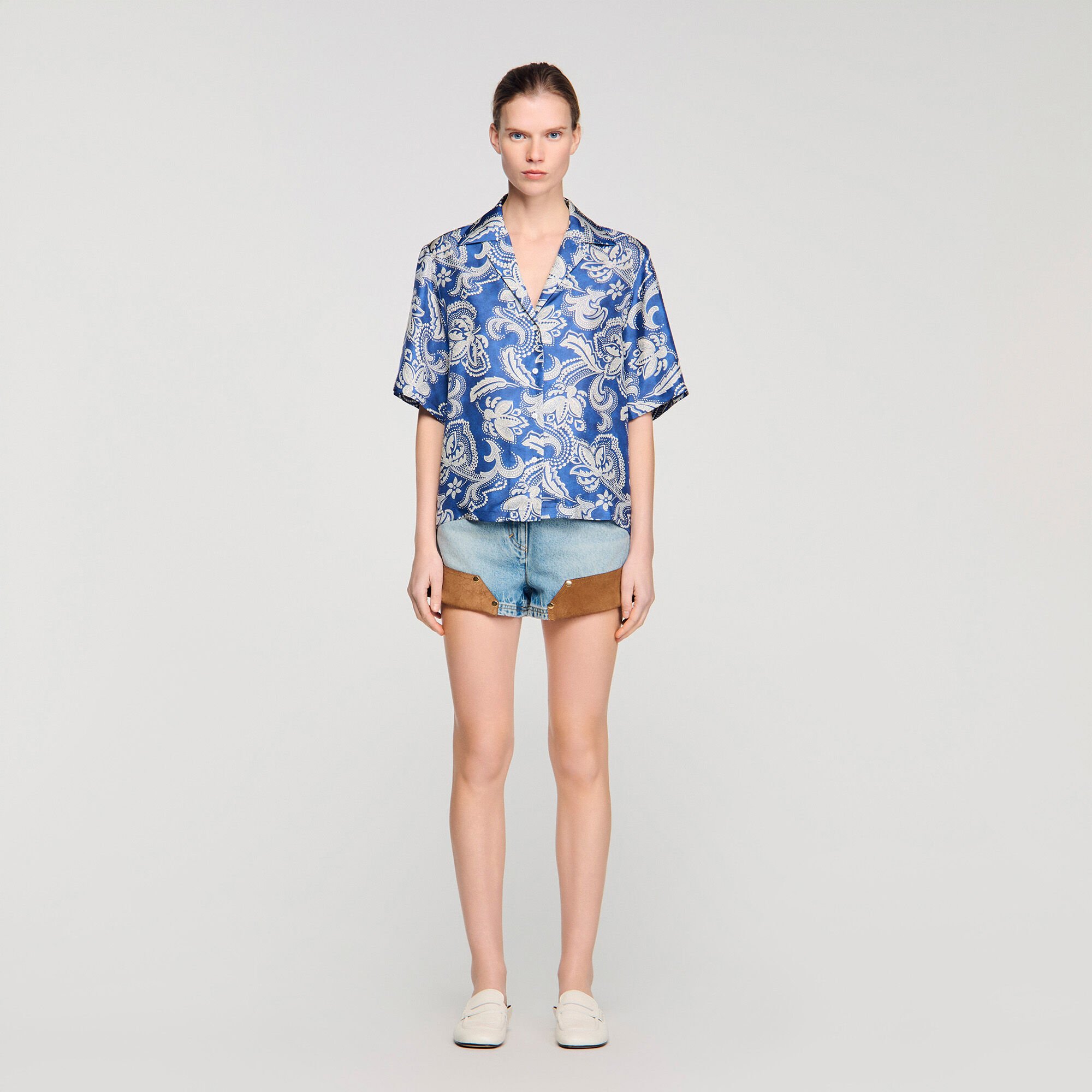 Floral print shirt