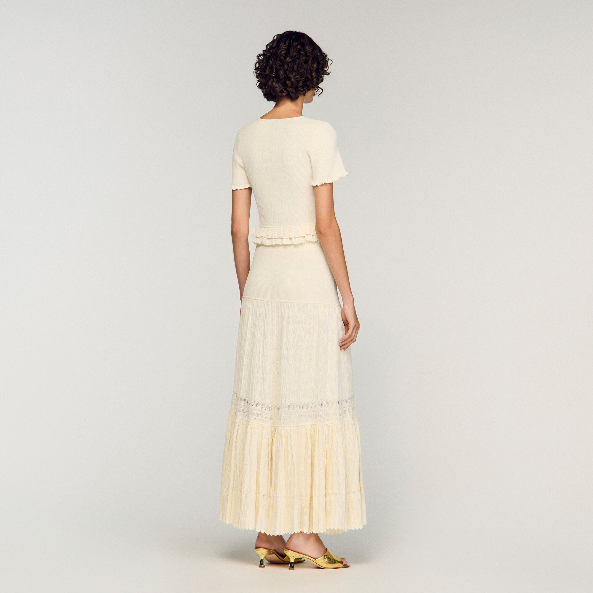 Maxi knit skirt