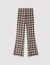 Floral-print flowy trousers