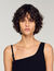 Asymmetric knit top