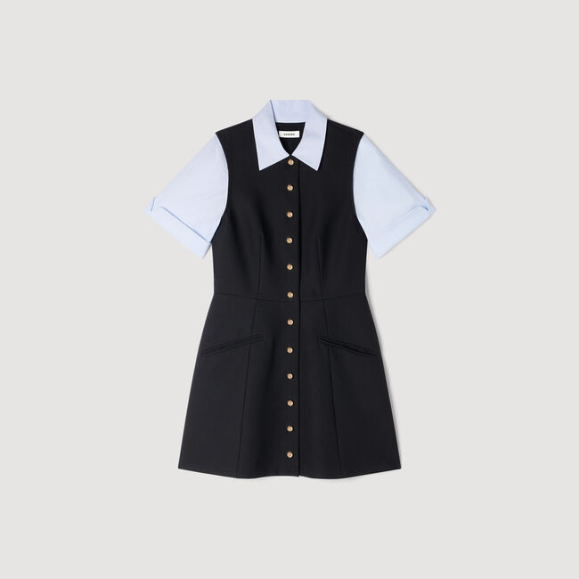 2-in-1 mini dress