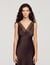 Lace collar maxi dress