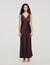 Lace collar maxi dress