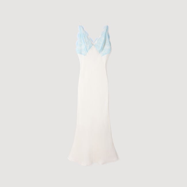 Lingerie-style maxi dress