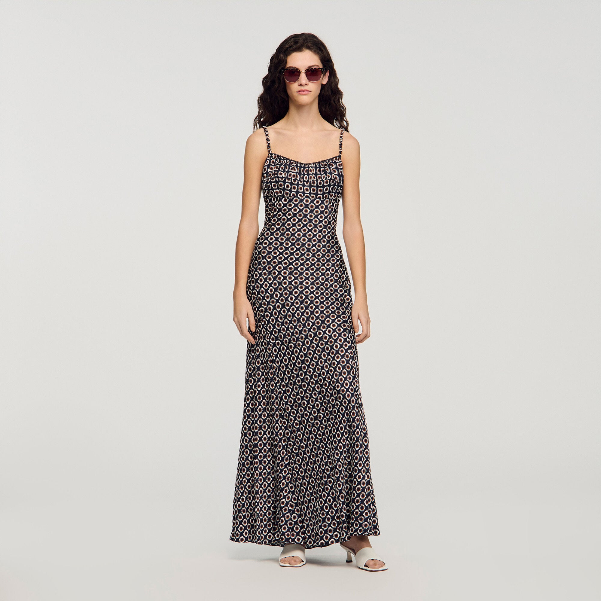 Floral slip maxi dress