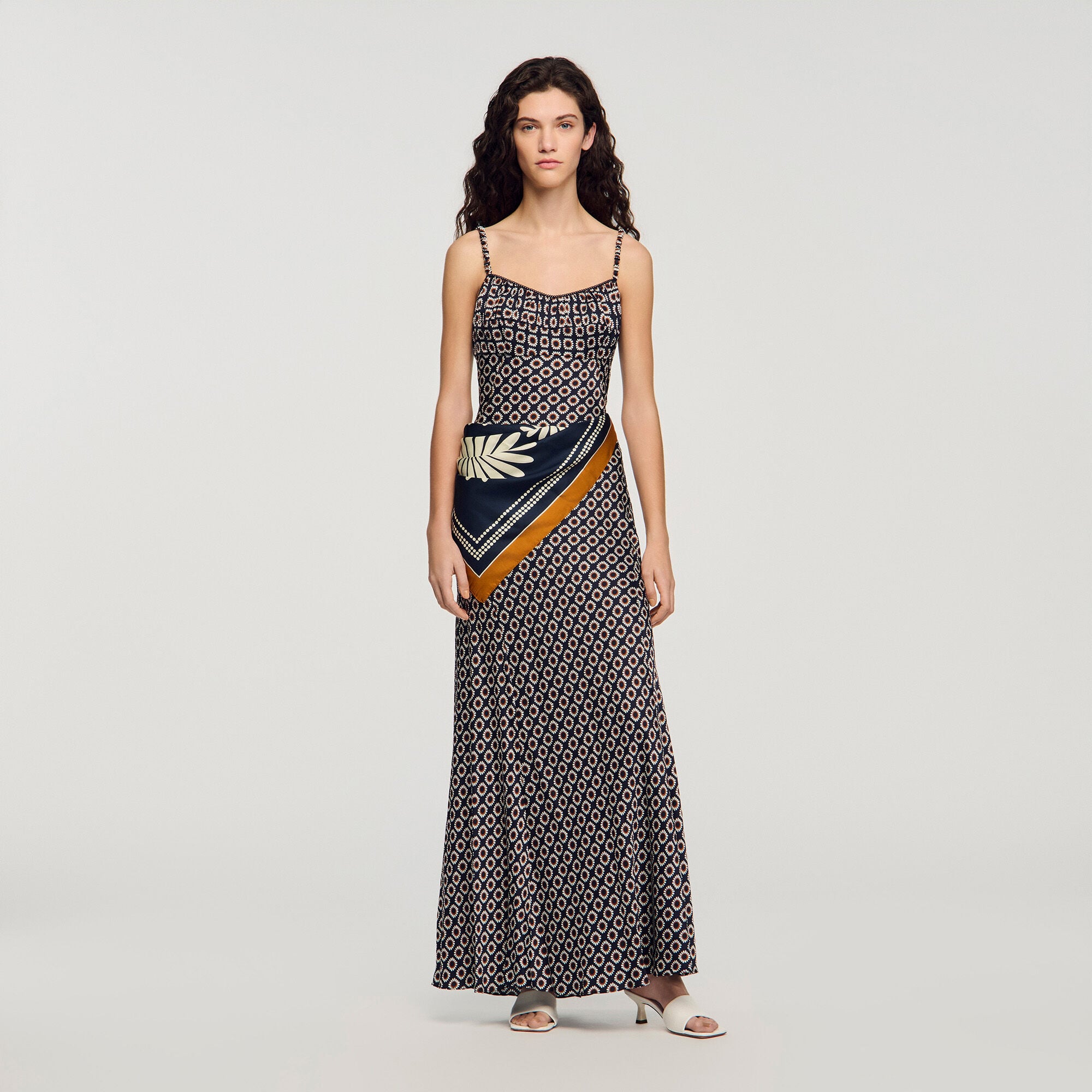 Floral slip maxi dress