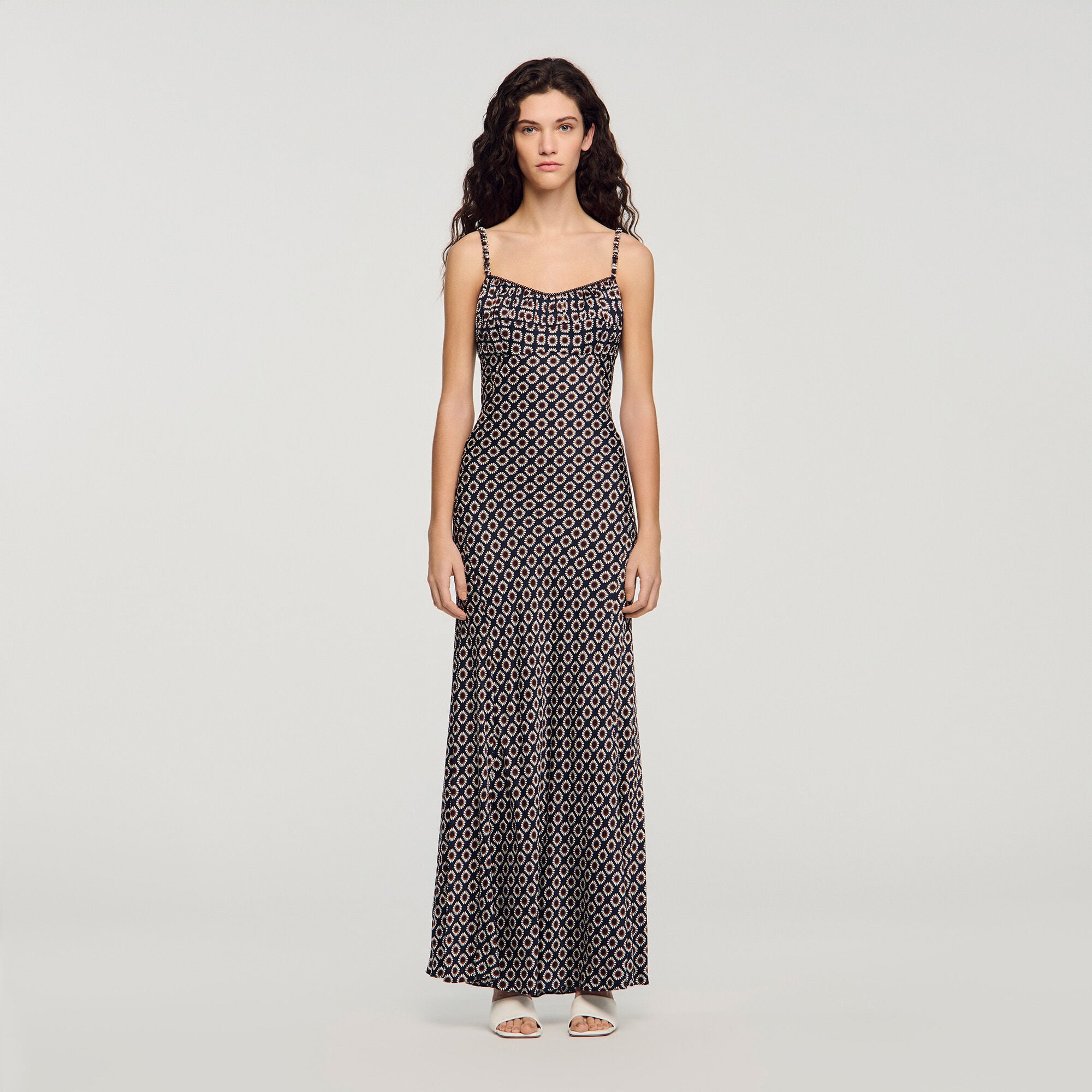 Floral slip maxi dress