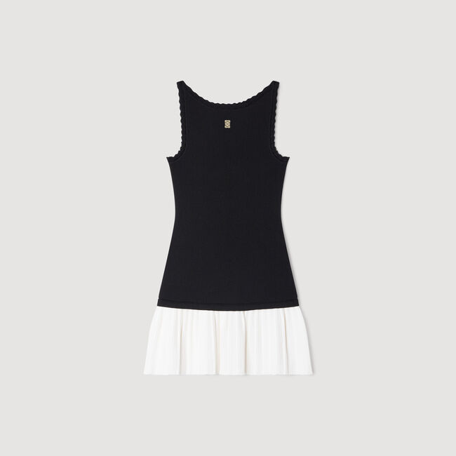 Two-tone mini dress