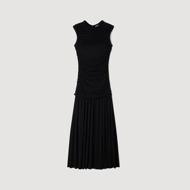 Draped maxi dress