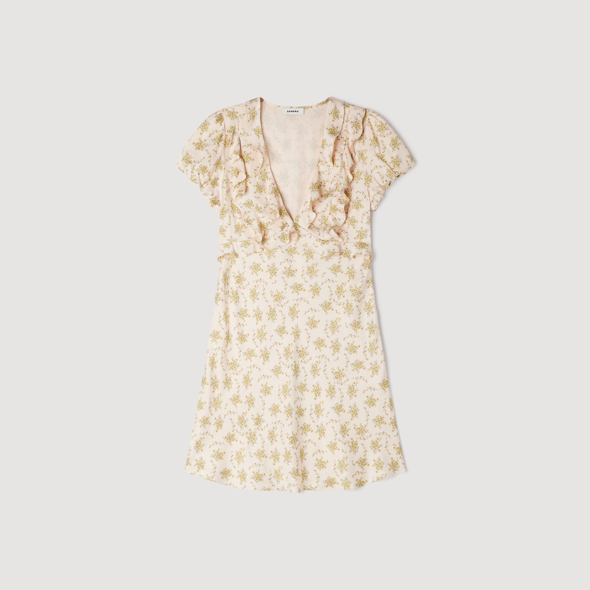 Floral print mini dress