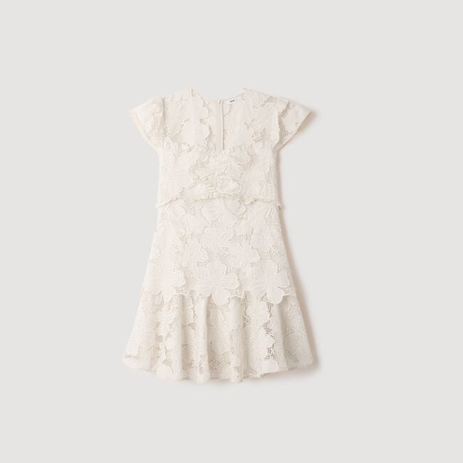 Flower print mini dress