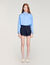 Embroidered cotton shorts