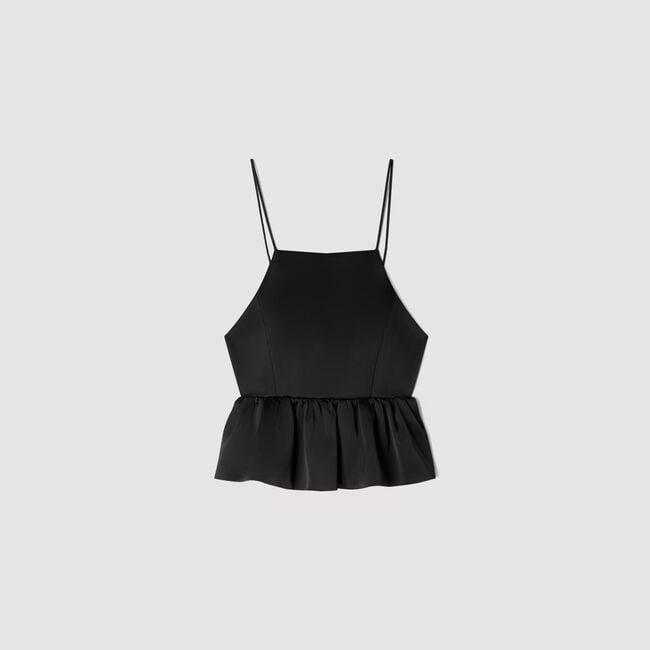 Peplum crop top