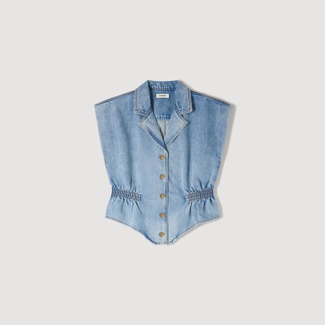 Denim top