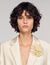 Satin jacket with flower detail