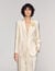 Satin jacket with flower detail