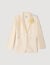 Satin jacket with flower detail
