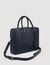 Large grained leather briefcase