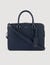 Large grained leather briefcase