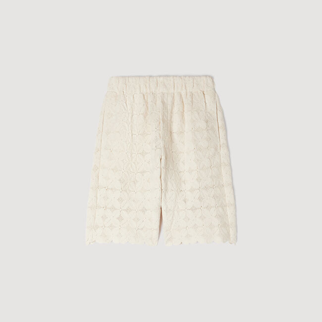 Broderie anglaise cotton shorts
