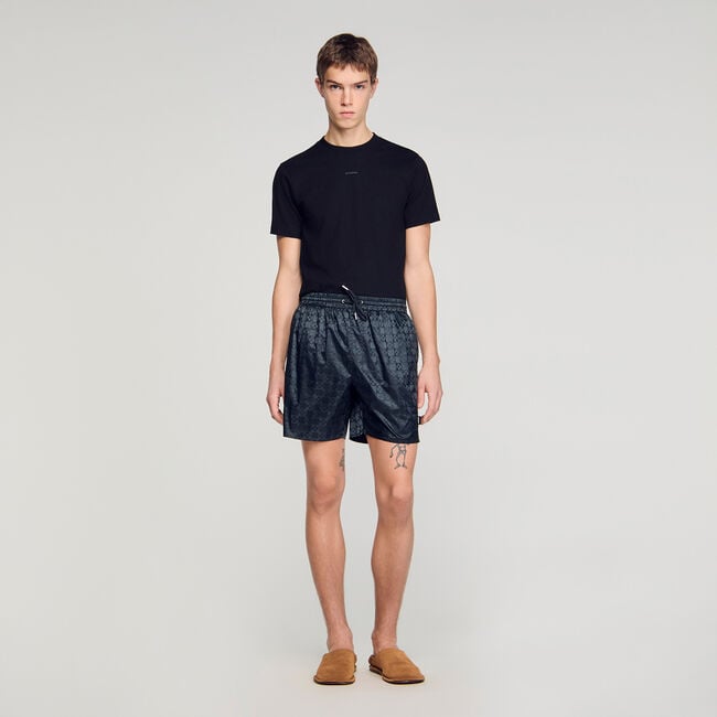 Square Cross swim shorts