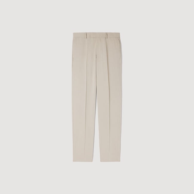 Wool suit trousers