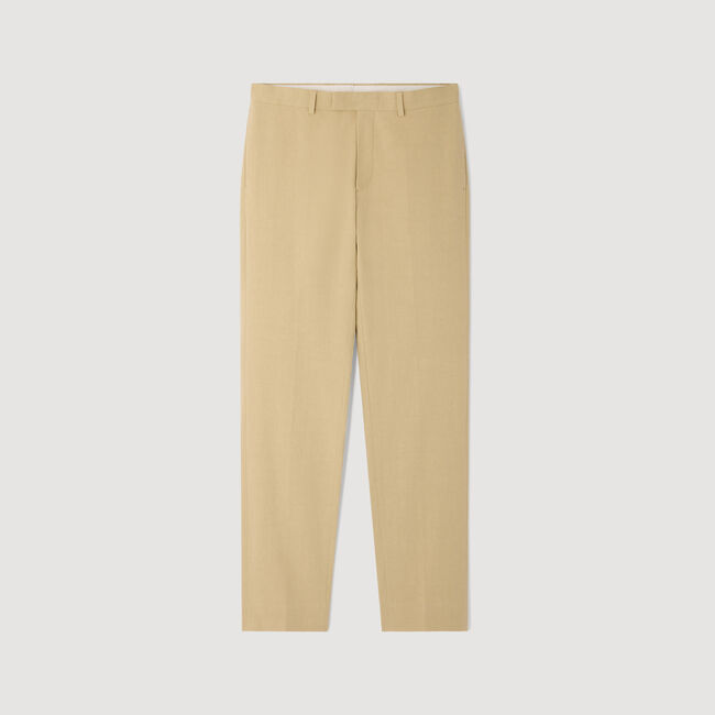Wool suit trousers