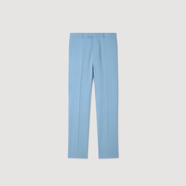 Wool suit trousers
