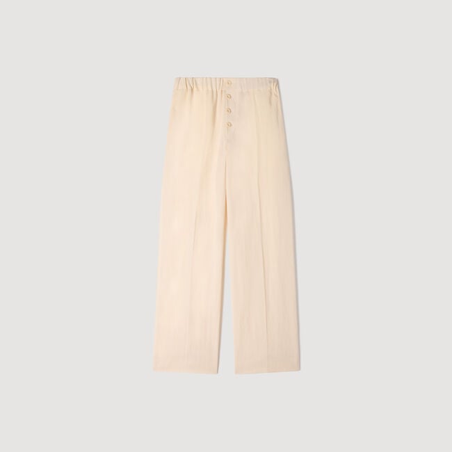 Flowing elasticated trousers
