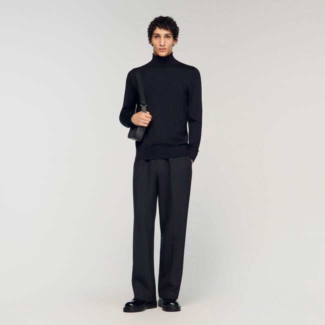 Turtleneck wool sweater