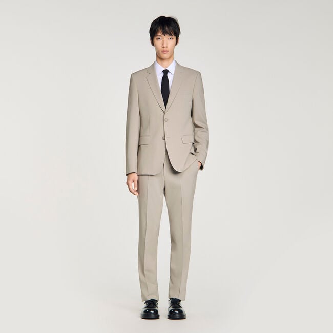 Wool suit jacket
