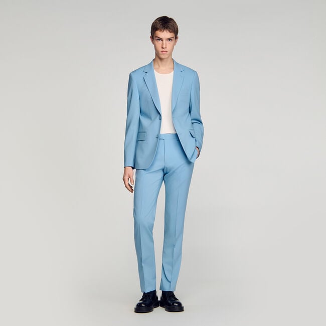Wool suit jacket